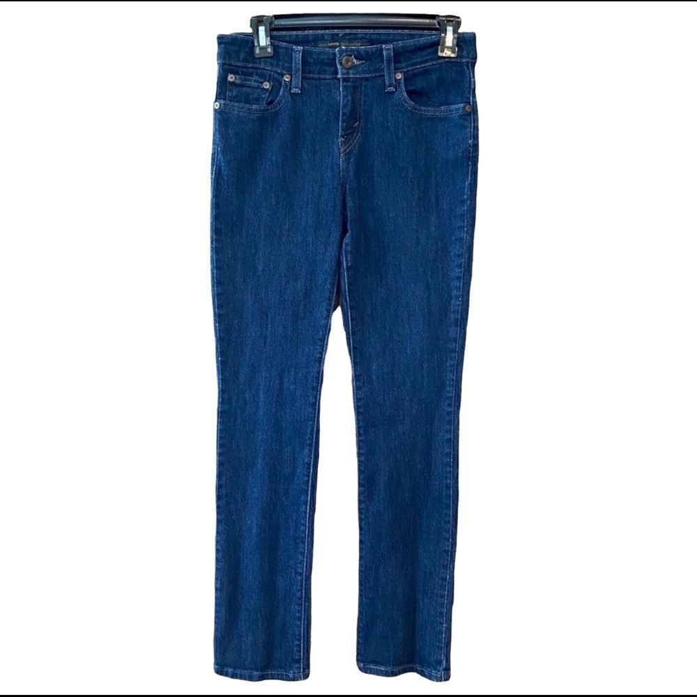 Levi’s Sz 2M Dark Blue Mid-Rise Skinny Denim Jeans